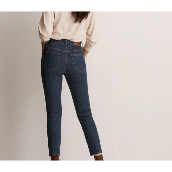 Madewell The Perfect Vintage Jean 30 Petite Haight Wash Deep Indigo High Rise - Picture 1 of 8